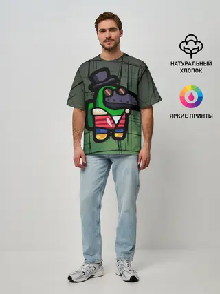 Мужская футболка оверсайз / Among Us