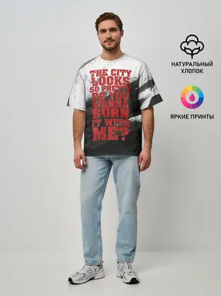 Мужская футболка оверсайз / Hollywood Undead