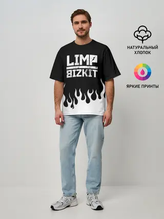 Мужская футболка оверсайз / Limp Bizkit