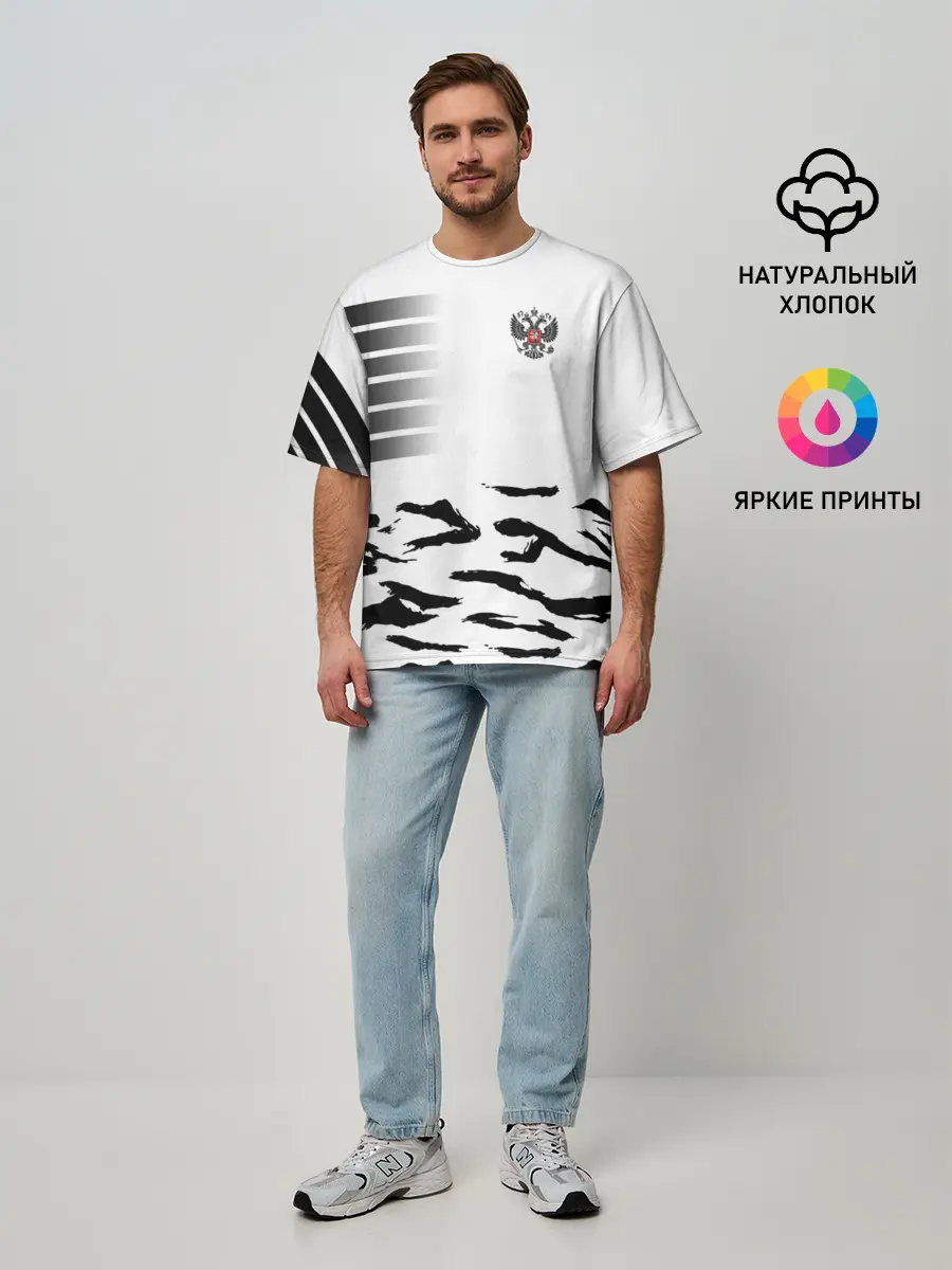 Мужская футболка оверсайз / Россия