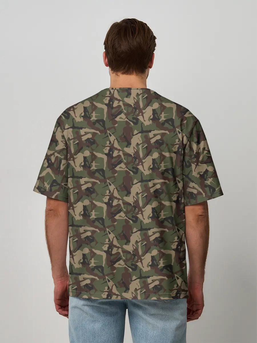 Мужская футболка оверсайз / Йога