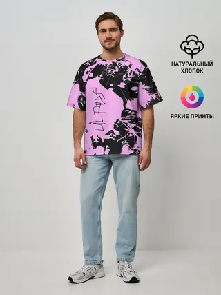 Мужская футболка оверсайз / LIL PEEP