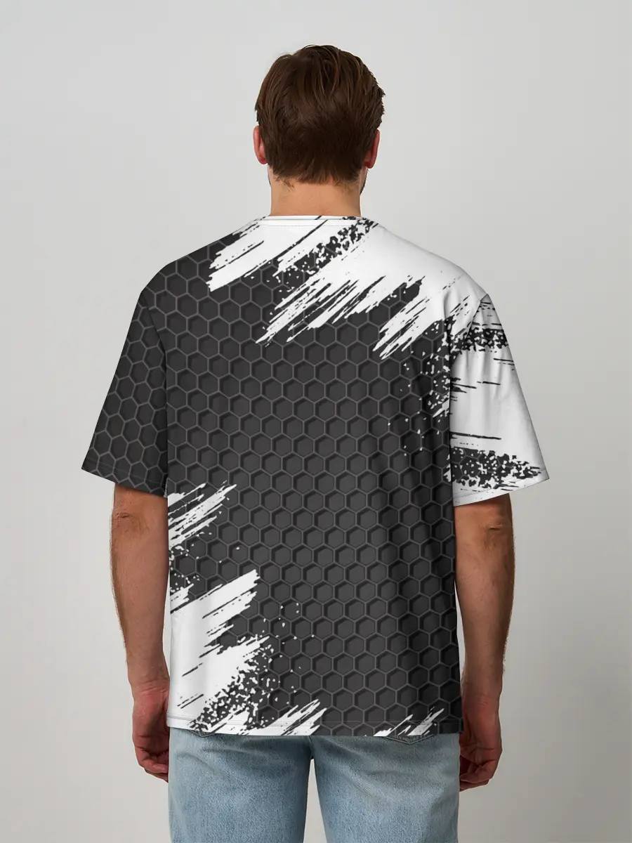 Мужская футболка оверсайз / PORSCHE