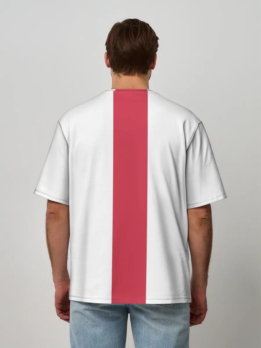 Мужская футболка оверсайз / Сборная Польша