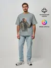 Мужская футболка оверсайз / КиберГеральт