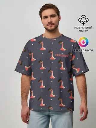 Мужская футболка оверсайз / Metallurgist