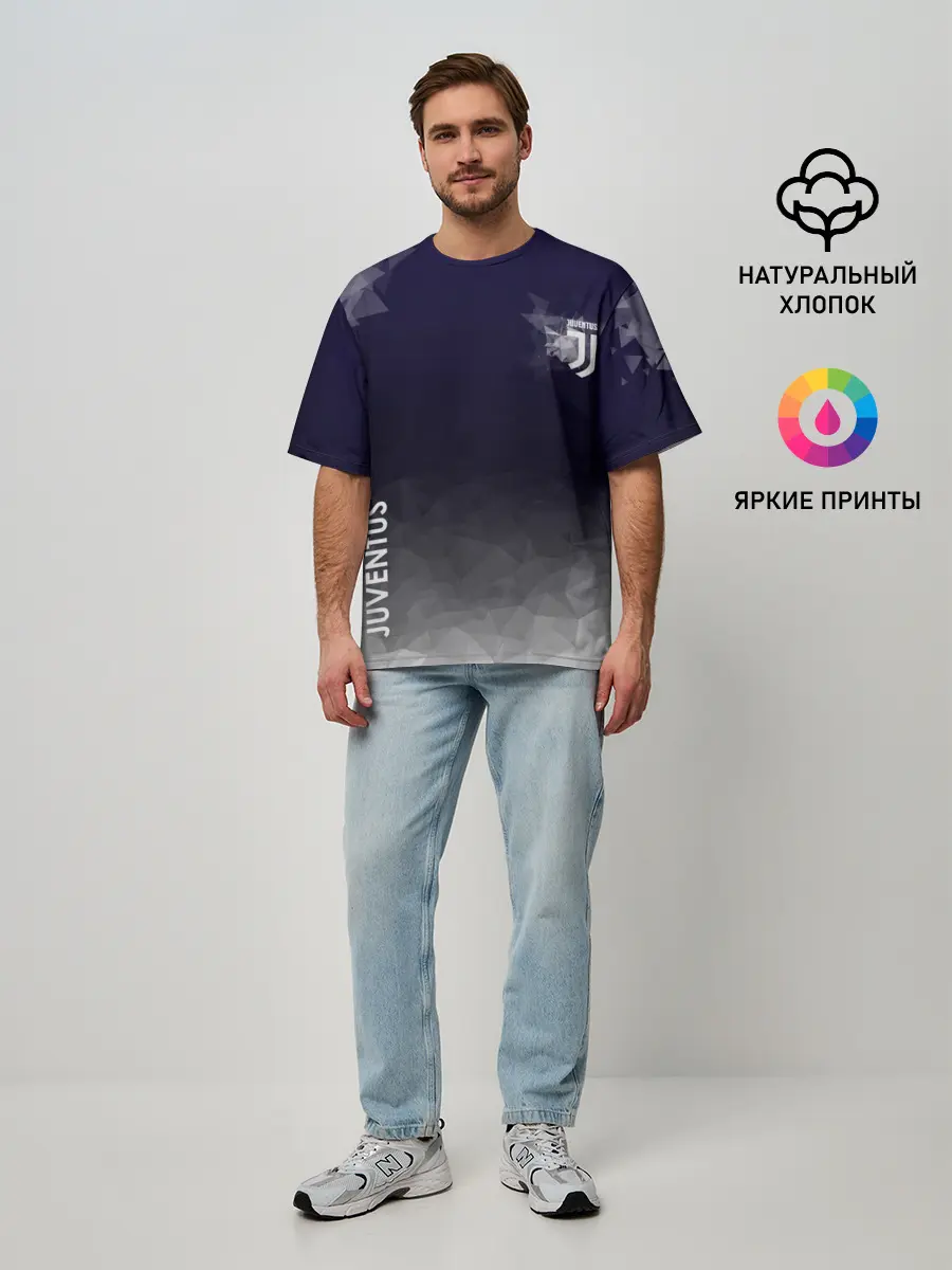 Мужская футболка оверсайз / Real Madrid