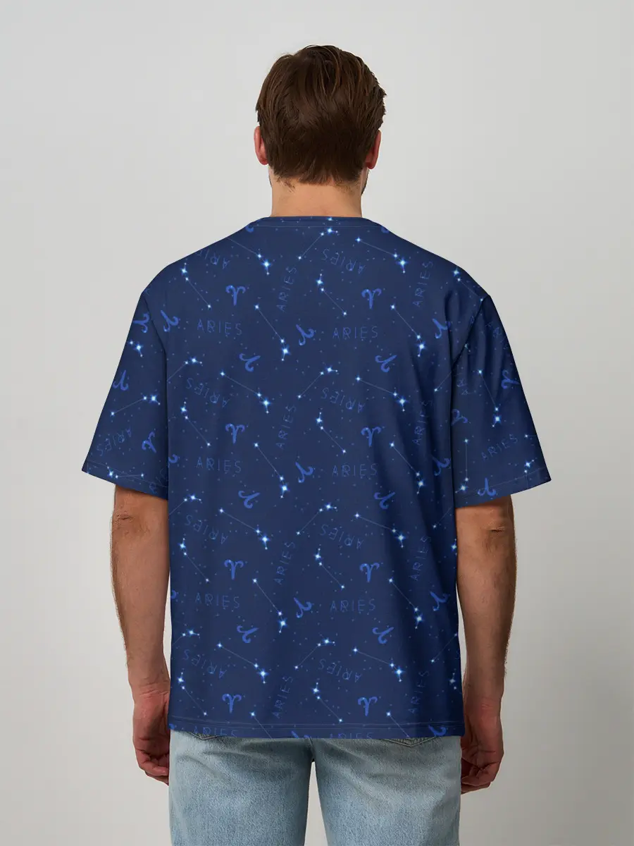 Мужская футболка оверсайз / Овен