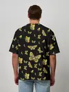 Мужская футболка оверсайз / Golden Butterfly pattern