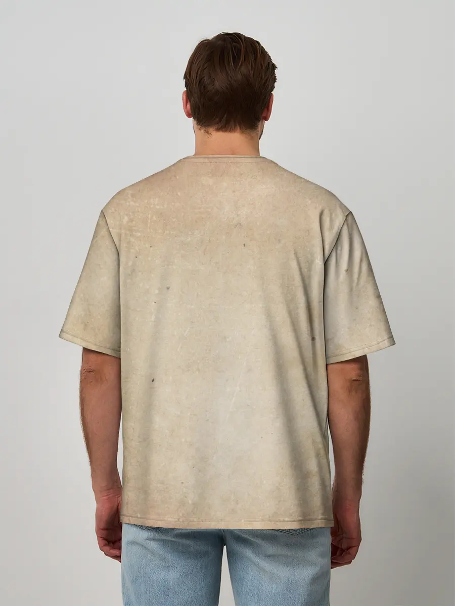 Мужская футболка оверсайз / Масутацу Ояма