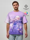 Мужская футболка оверсайз / Violet Evergarden