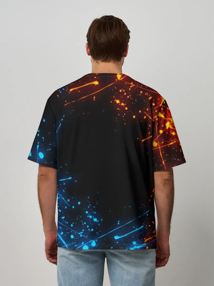 Мужская футболка оверсайз / PORTAL 2 | ПОРТАЛ 2