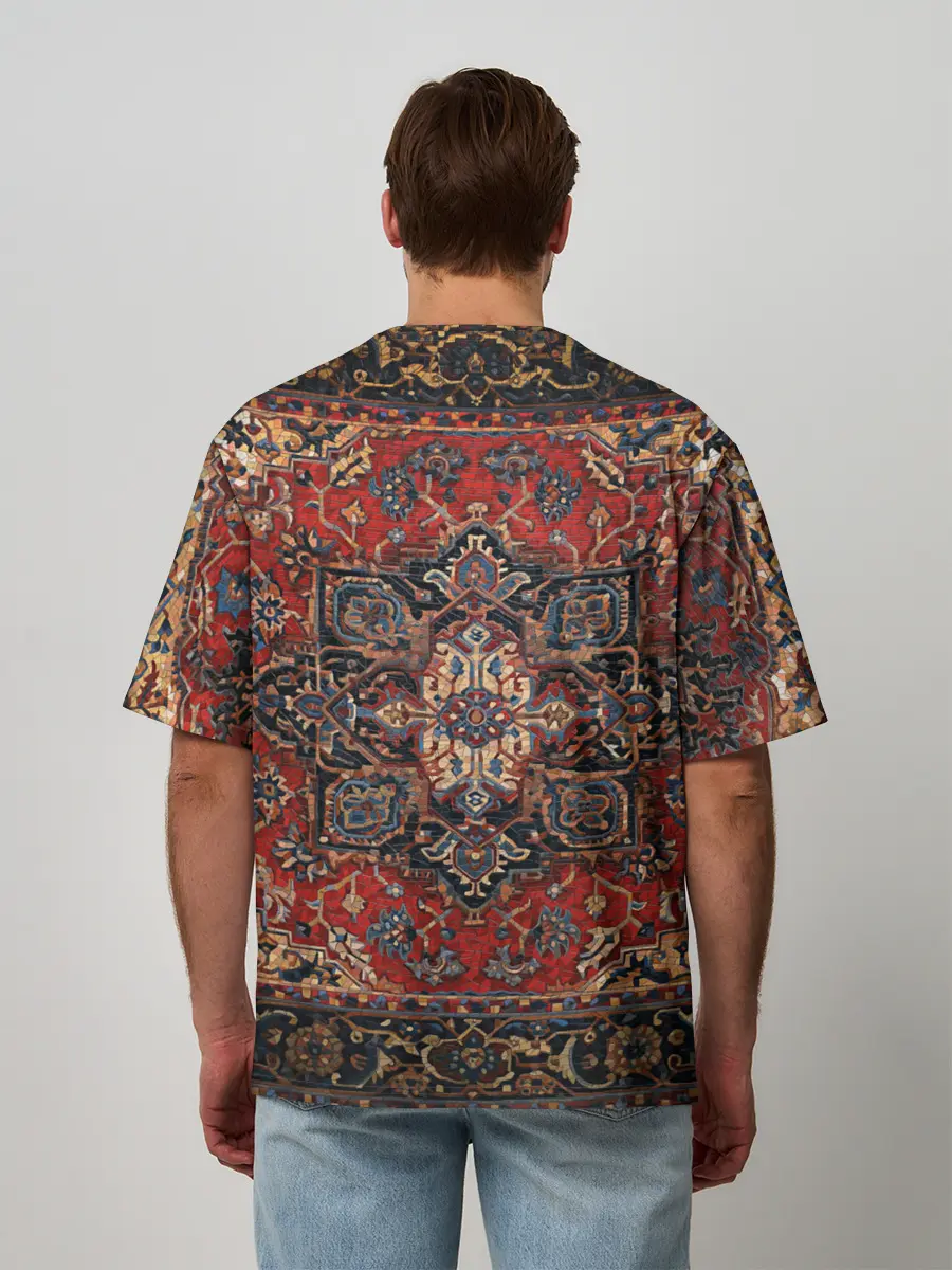 Мужская футболка оверсайз / из России с любовью