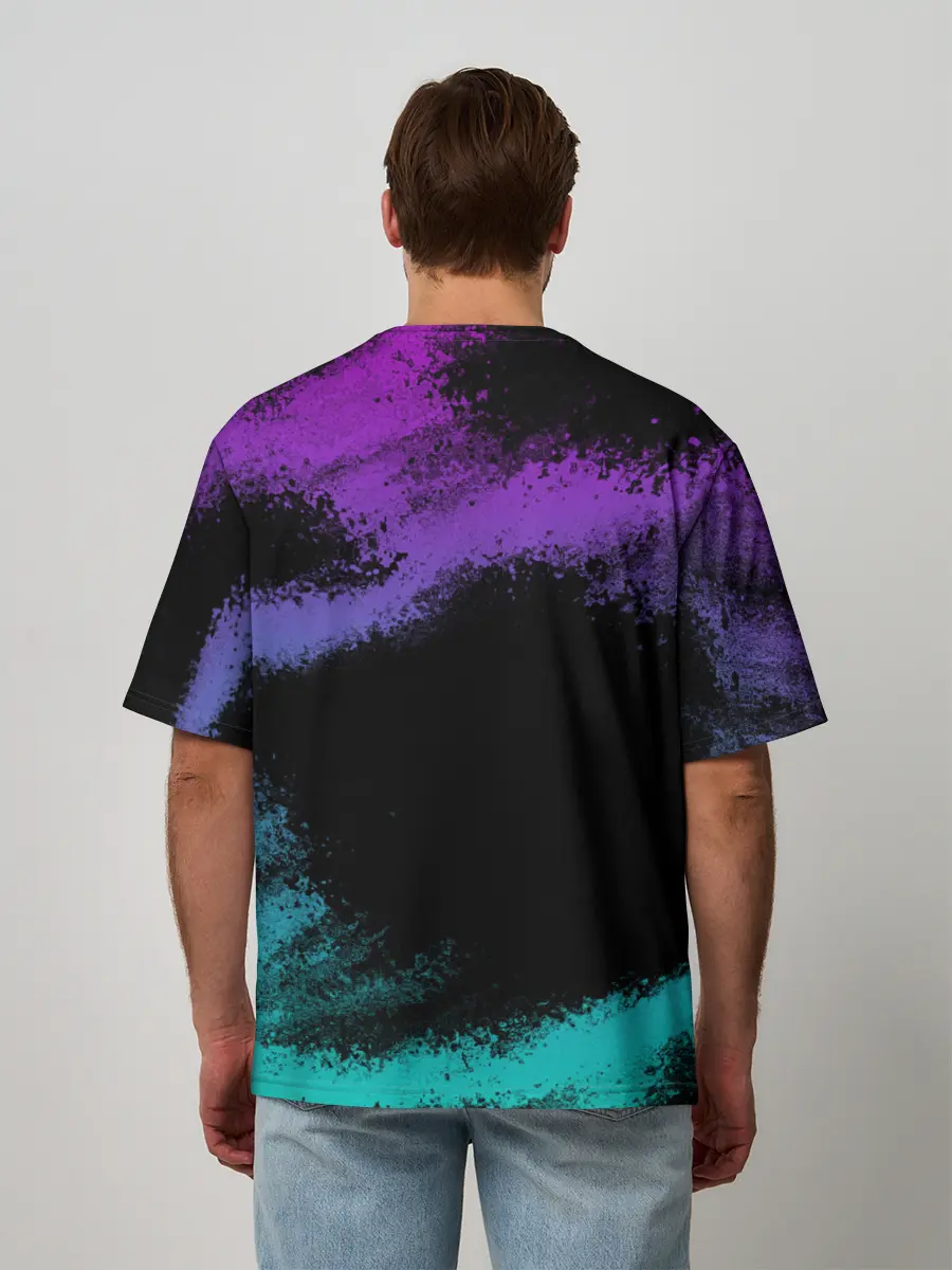 Мужская футболка оверсайз / Приключения ДжоДжо