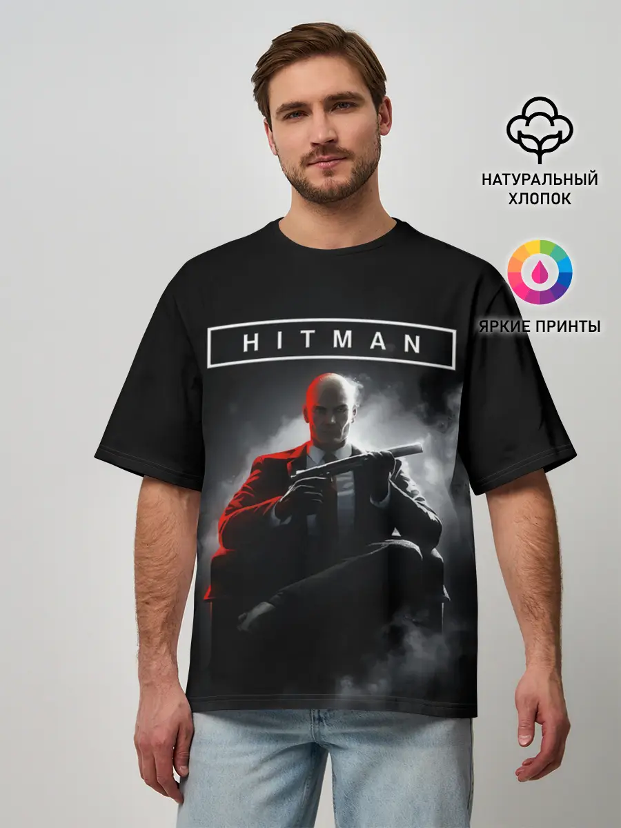 Мужская футболка оверсайз / Killer 47