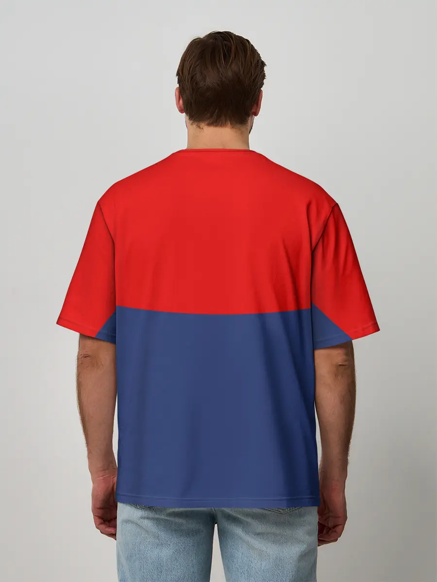 Мужская футболка оверсайз / Герб РФ