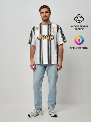 Мужская футболка оверсайз / Ronaldo home 20-21