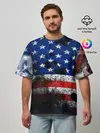 Мужская футболка оверсайз / США