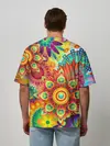 Мужская футболка оверсайз / Психоделия | Яркая