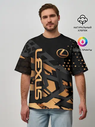 Мужская футболка оверсайз / Lexus