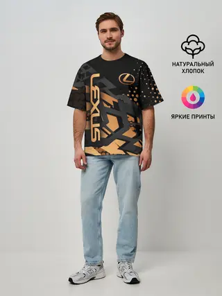 Мужская футболка оверсайз / Lexus