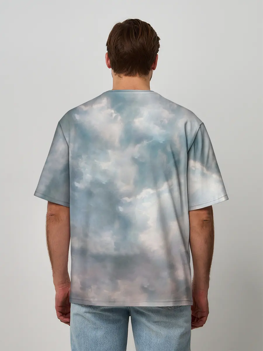 Мужская футболка оверсайз / Good Omens