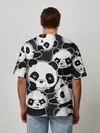 Мужская футболка оверсайз / Смешные панды