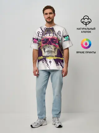 Мужская футболка оверсайз / Queen