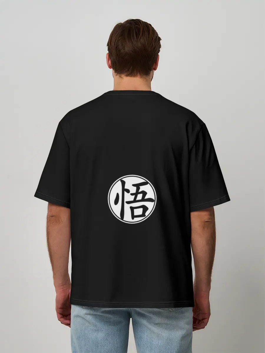 Мужская футболка оверсайз / КОГУ | СИМВОЛ НА СПИНЕ