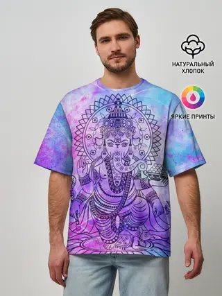 Мужская футболка оверсайз / Буддизм