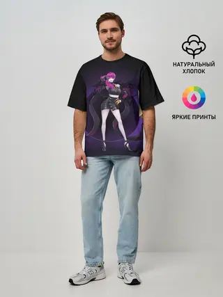 Мужская футболка оверсайз / Evelynn
