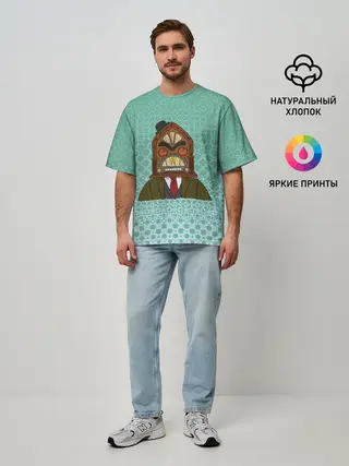 Мужская футболка оверсайз / Radiohead | Радиохед | Logo