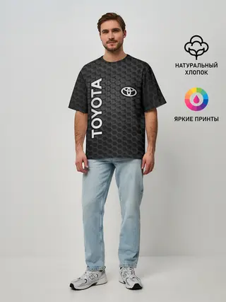 Мужская футболка оверсайз / TOYOTA