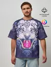 Мужская футболка оверсайз / ТИГР