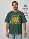 Мужская футболка оверсайз / GACHI бренд