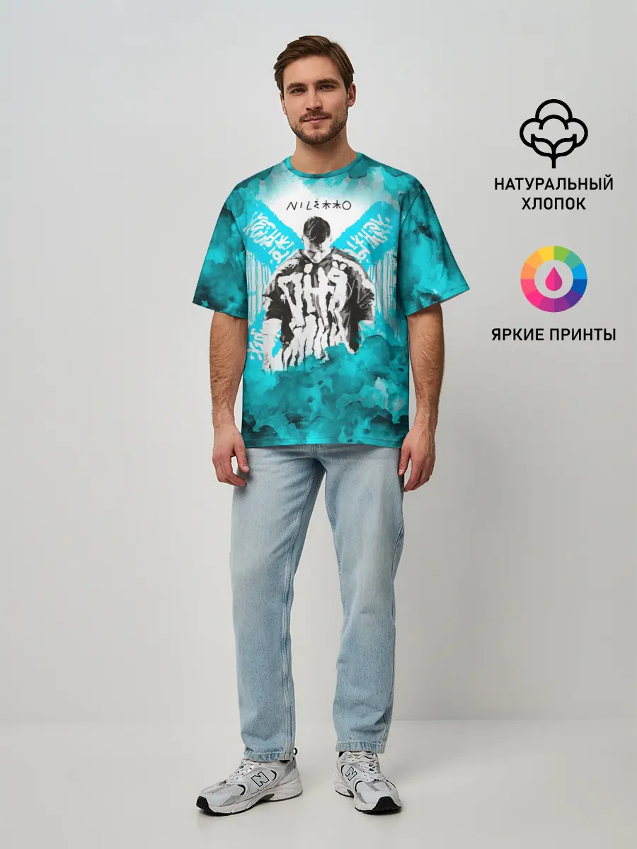 Мужская футболка оверсайз / NILETTO