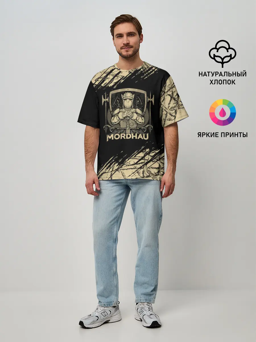 Мужская футболка оверсайз / Mordhau