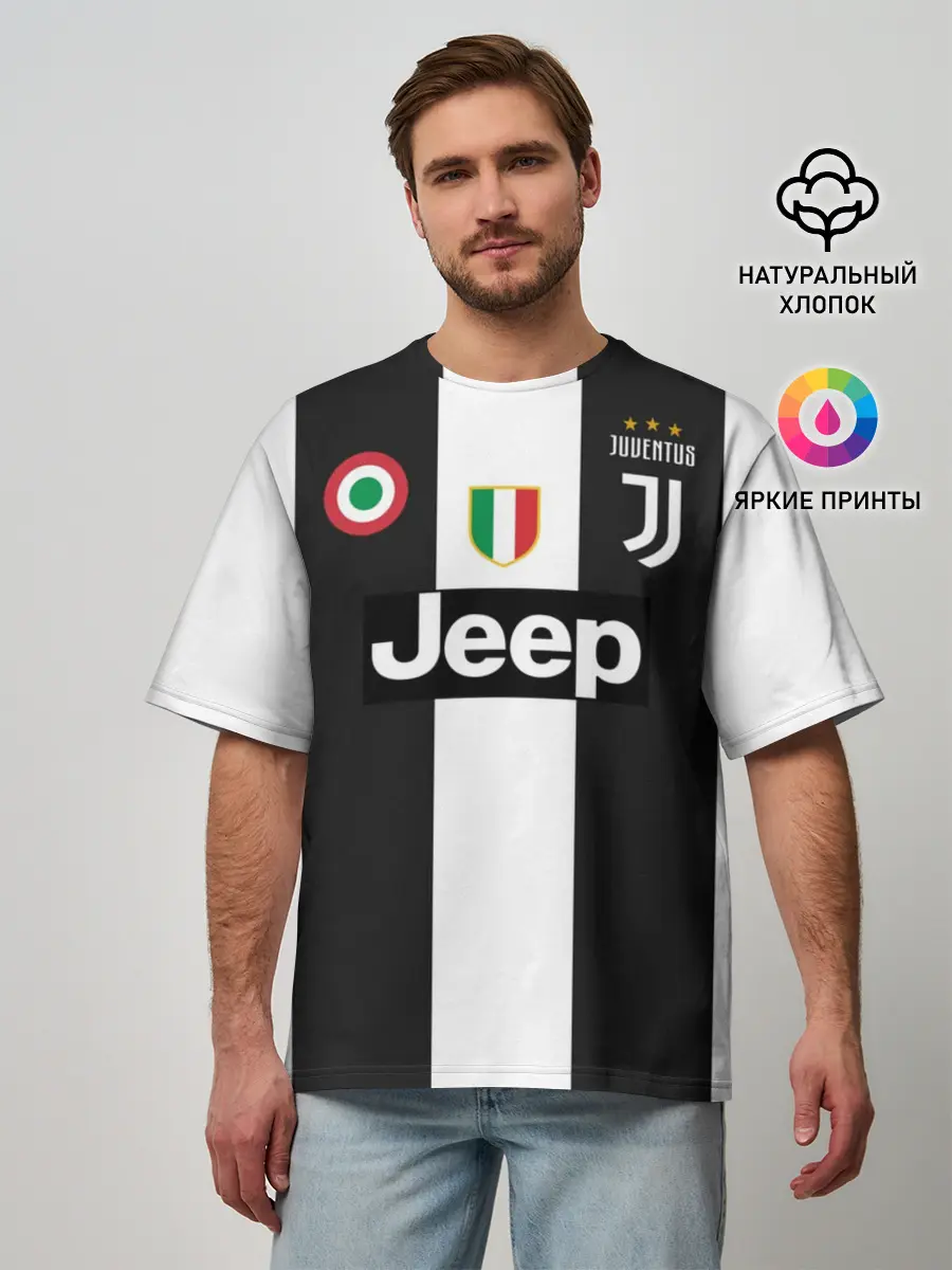 Мужская футболка оверсайз / Дибала Ювентус 18-19