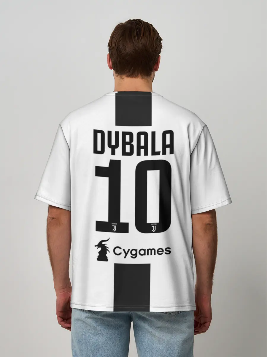 Мужская футболка оверсайз / Дибала Ювентус 18-19