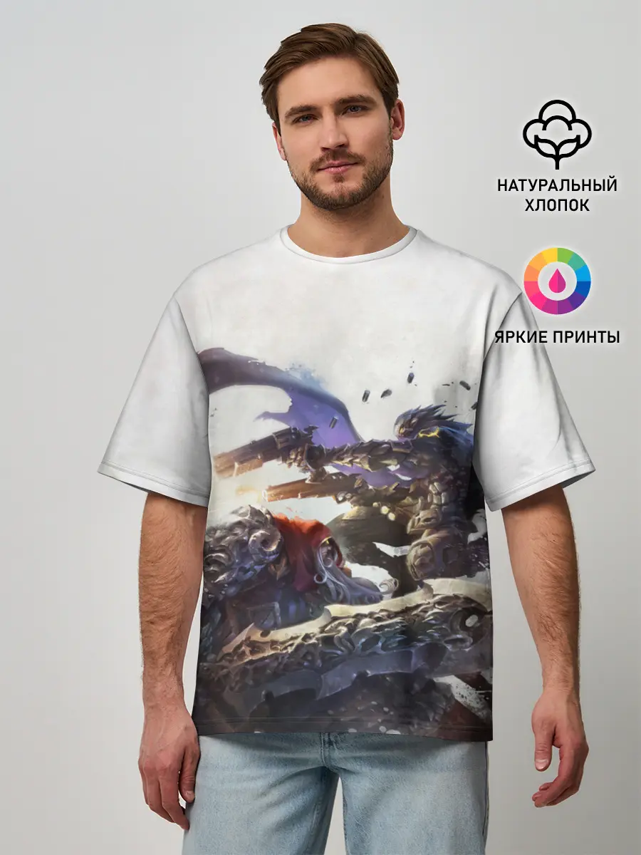 Мужская футболка оверсайз / Darksiders Genesis