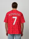 Мужская футболка оверсайз / Форма Манчестер - Роналду