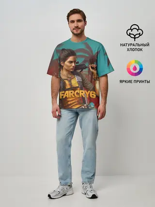 Мужская футболка оверсайз / Far Cry Dani Rojas