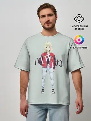 Мужская футболка оверсайз / Рика