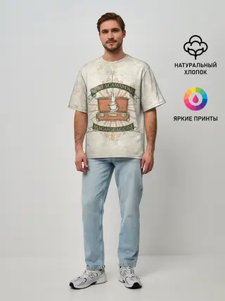 Мужская футболка оверсайз / Scamander Suitcase