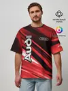Мужская футболка оверсайз / Audi