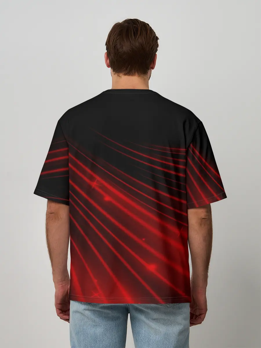 Мужская футболка оверсайз / Russia Sport 2018 uniform