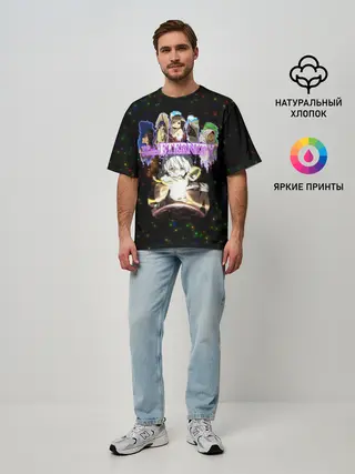 Мужская футболка оверсайз / Для тебя, Бессмертный, персонажи