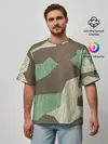 Мужская футболка оверсайз / Splittertarnmuster