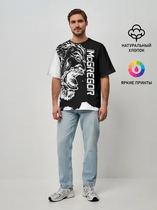 Мужская футболка оверсайз / Конор МакГрегор