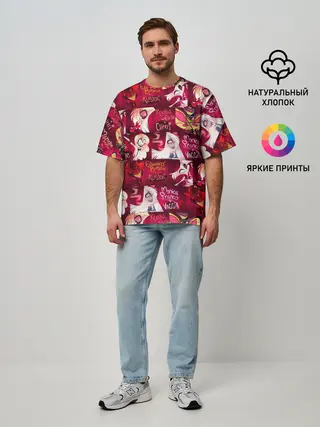 Мужская футболка оверсайз / ОТЕЛЬ ХАЗБИН